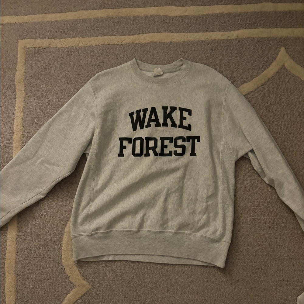 Wake Forest Ash Champion Crewneck Size Medium